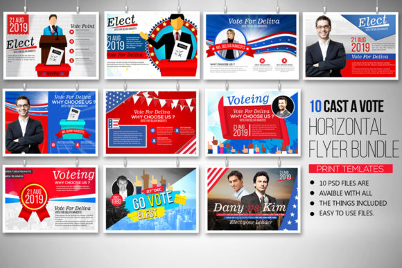 Download Election Voting Cards 10 Template Bundle - Election Collection